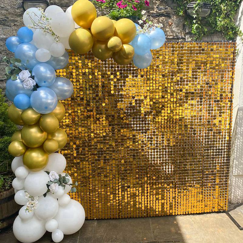 Tấm Phông Nền 30×30Cm Họa Tiết Kim Sa Lấp Lánh Dùng Để Trang Trí Tiệc