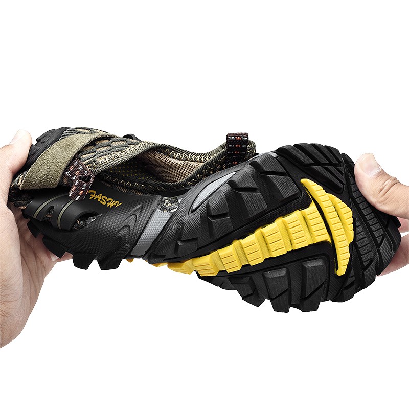 Giày thể thao leo núi cỡ lớn 39-50 màu xanh lá/ đen/ xám thời trang cho nam