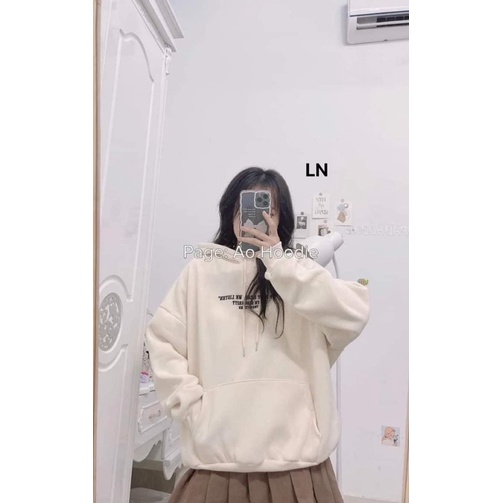 Áo hoodie 3 dòng chữ nhỏ DA6