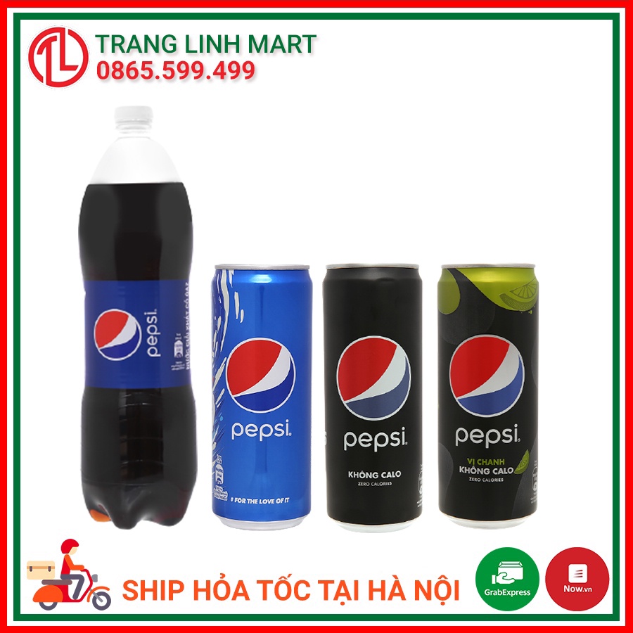 Nước uống PEPSI lon 330ml, chai 1500ml