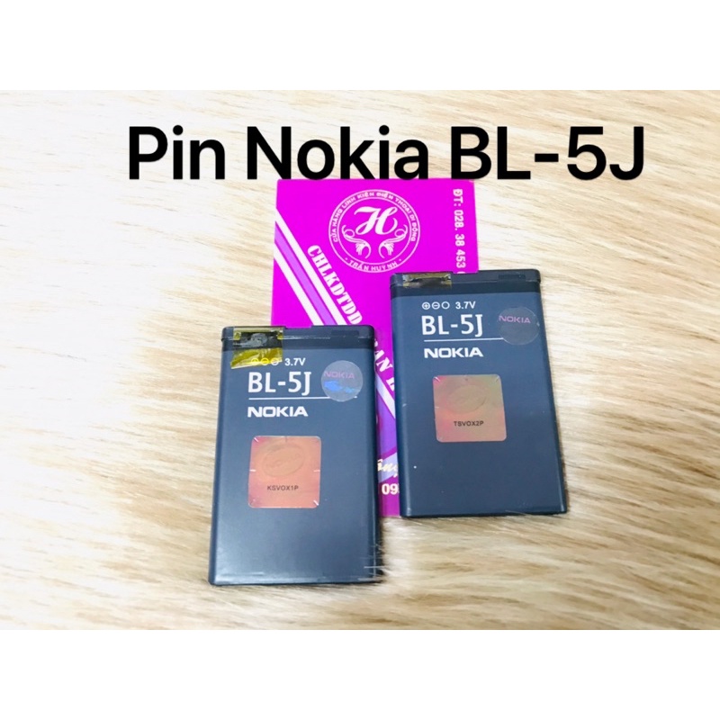 Pin Nokia BL-5J Dùng cho các dòng nokia(X1-00/X1-01/520/620/C3-00/X6/5800/N900/5230/5233