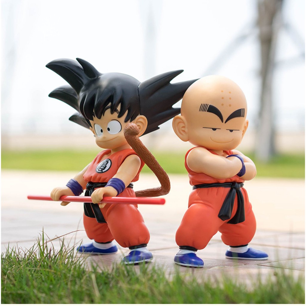 Mô hình Goku kid, Krilin kid lúc nhỏ cao 20cm - Dragon ball