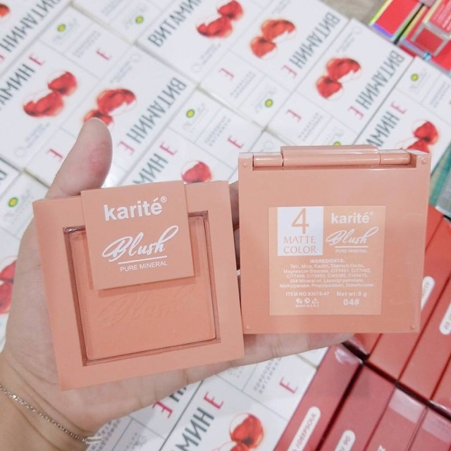 Phấn má KARITE tone cam