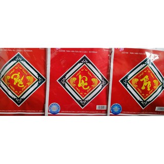 Tranh thêu chữ thập Phúc lộc thọ 222098-222198-222199