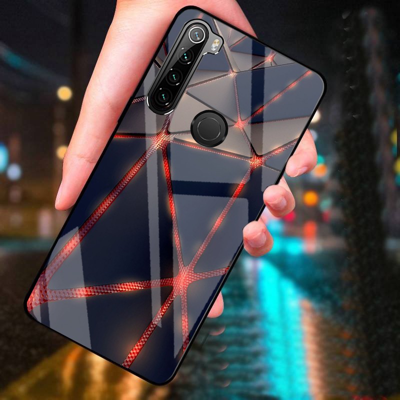 Ốp Lưng XIAOMI REDMI NOTE 8 mặt kính cường lực cao cấp thiết kế riêng