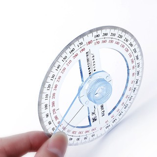 Thước đo góc bằng nhựa có thể xoay 360 độ tiện lợi