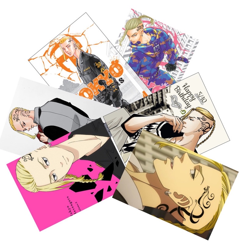 Poster Ryuguji KenTokyo revengers 3-6 ảnh a4 khác nhau/tranh ảnh Ryuguji Ken