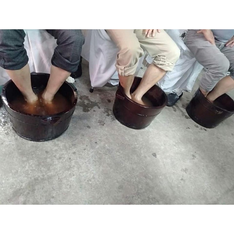 Sỉ Thảo Dược Ngâm Chân Đông Y Gia Truyền, Gói ngâm chân, Bột ngâm chân thải độc cơ thể - Túi 600g/100 gói