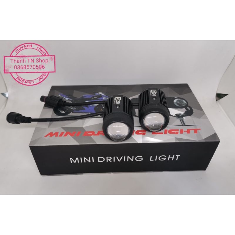 Đèn bi cầu Mini Driving Light trắng vàng Loại 1