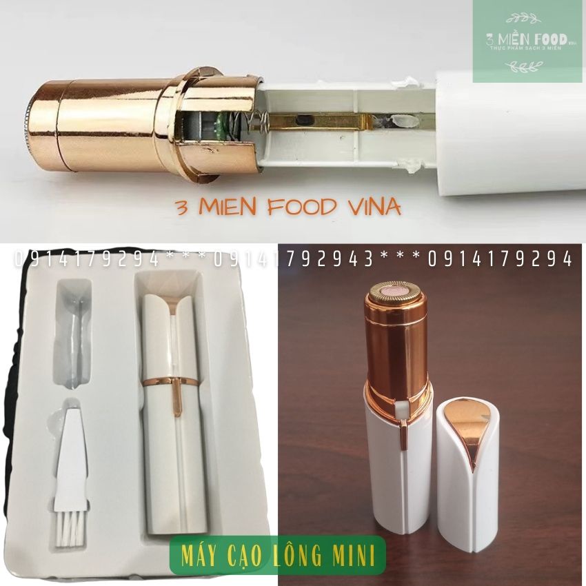 [HCM]Máy cạo lông mini,máy cạo lông vùng kín,máy cạo lông body cho nam nữ,Máy cạo lông FLAWLLESS -3 miền food vina