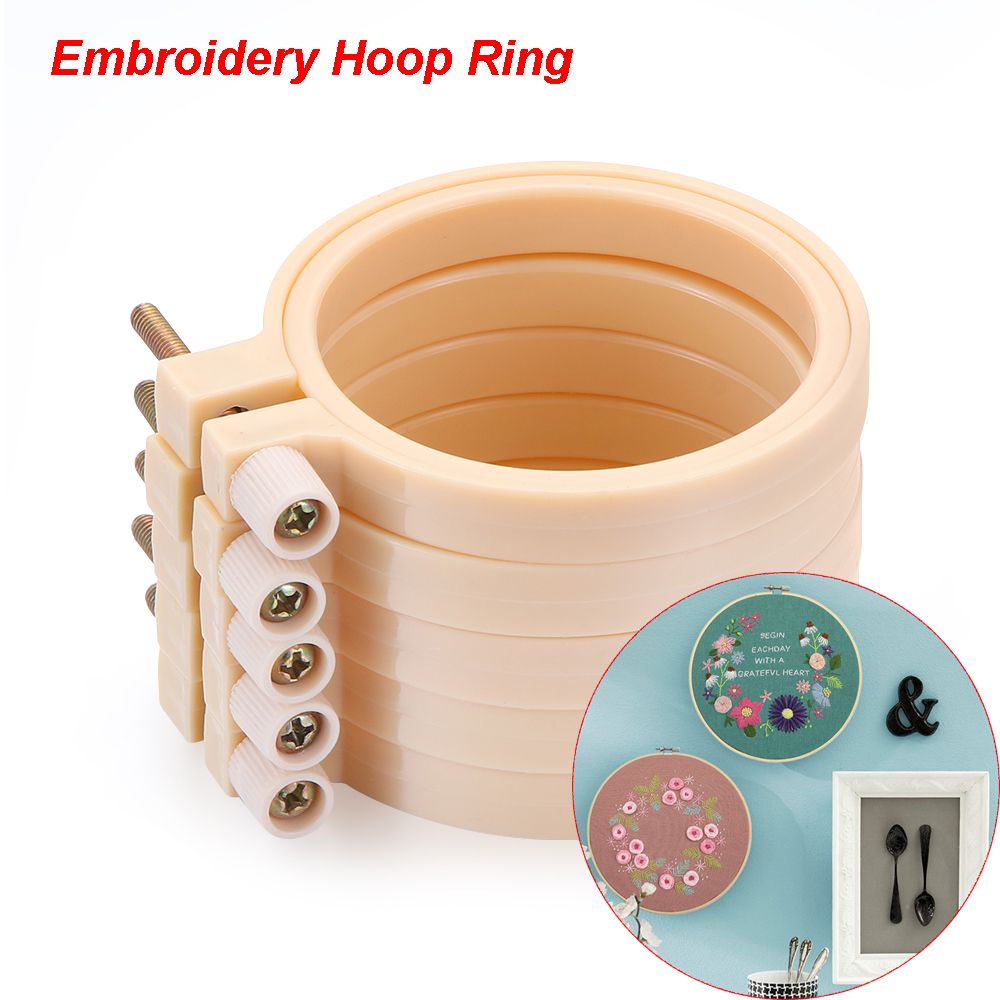 Khung Thêu Bằng Nhựa Thiết Kế Thủ Công Phong Cách Vintage