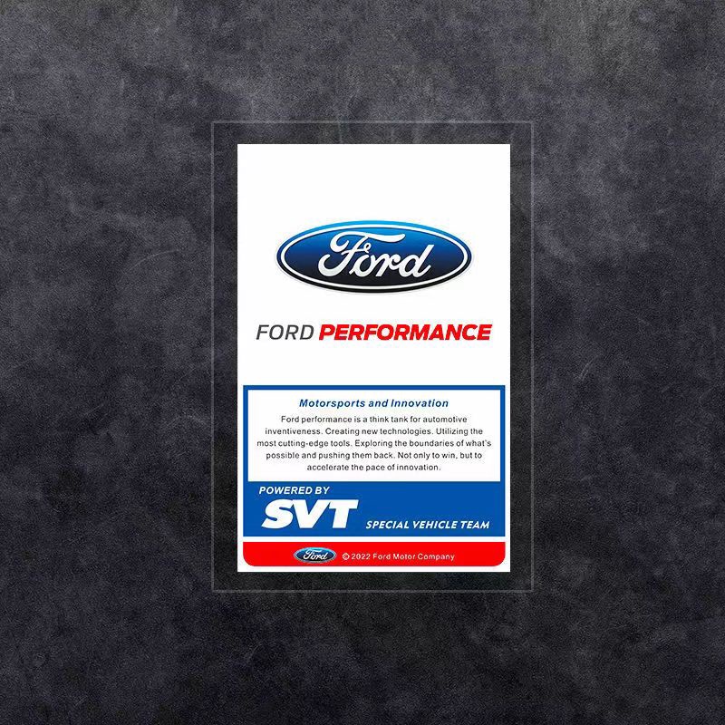 Miếng Dán Tĩnh Điện Trang Trí Kính Chắn Gió Cho Xe Hơi FORD