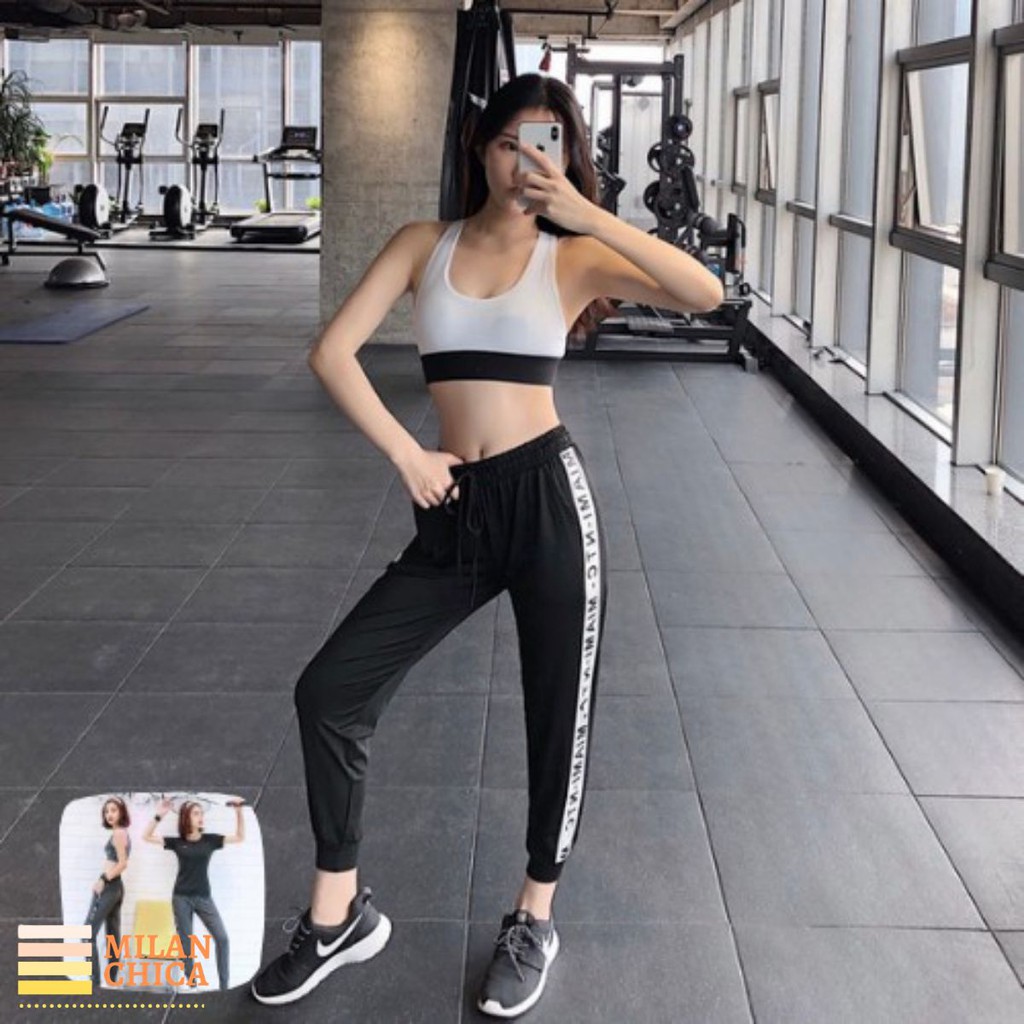 Quần dài Baggy có túi thể thao nữ Miami (Đồ Tập Gym,Yoga) - Cửa Hàng Việt Nam - Livan Sport