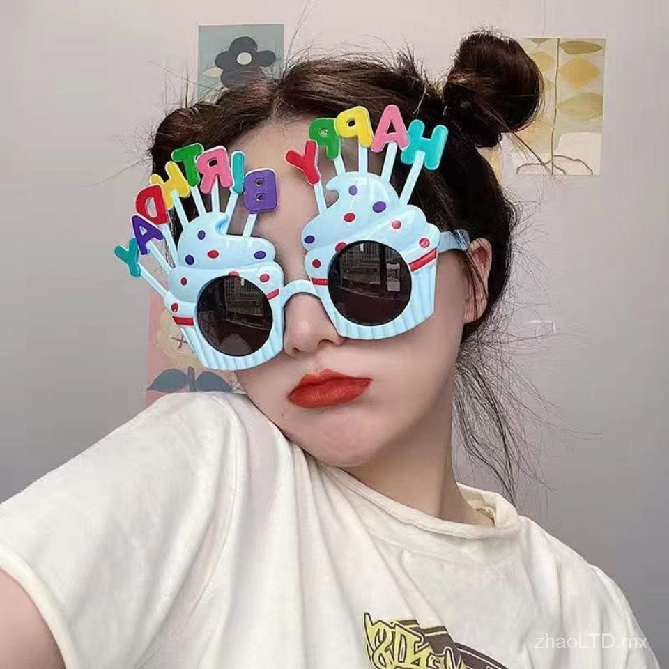 [SIÊU RẺ❤️] – 5 Kính mắt HPBD - Trang trí bánh sinh nhật bánh kem