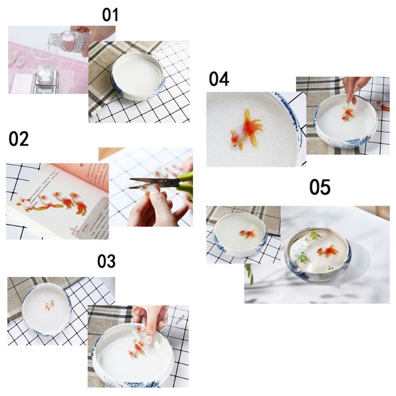 Miếng Dán Hình Động Vật Bằng Nhựa Epoxy UV DIY