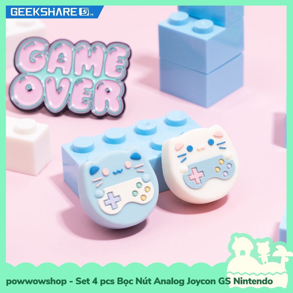 [Sẵn VN - Hỏa Tốc] GS Set 4pcs Bọc Cần Xoay Analog Joycon Cho Máy Game Nintendo Switch / Switch Lite Cute Theme