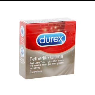 Bao cao su durex 3 chiếc siêu mỏng fetherlite ultima