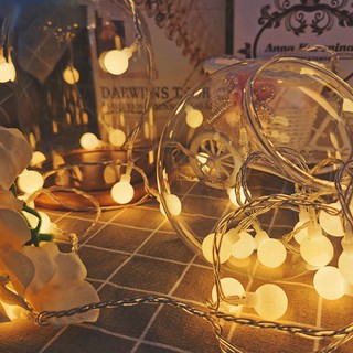 Dây đèn Led nhấp nháy sạc Usb dùng pin trang trí vòng hoa/ngoài trời/trong nhà/hoạt động Giáng sinh