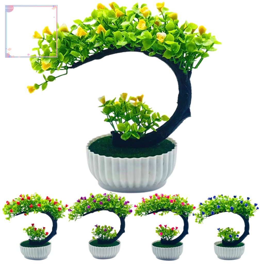Chậu Cây Bonsai Giả Trang Trí Nhà Cửa