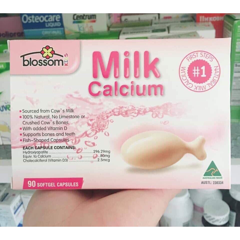 Bố sung canxi sữa cho trẻ - Blossom Milk Canxi-90 viên