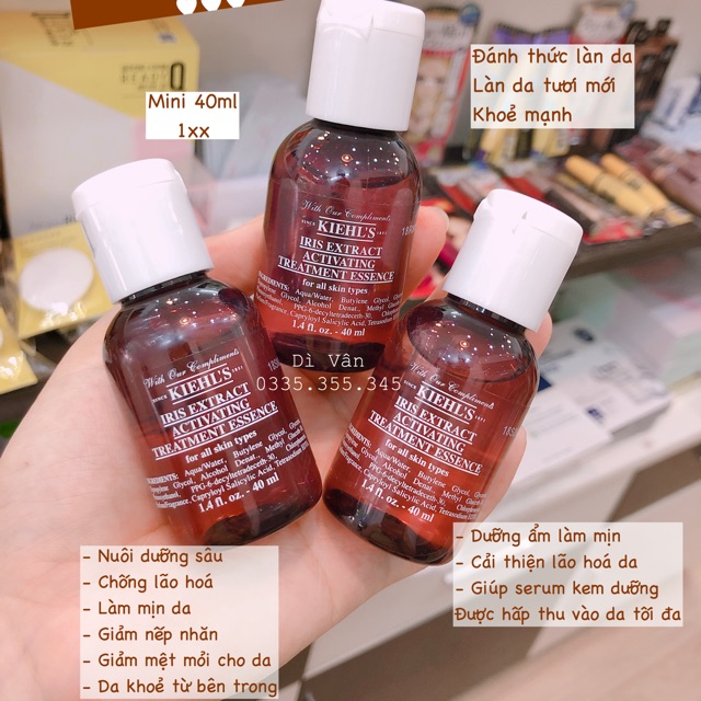 Nước thần kiehl's mini
