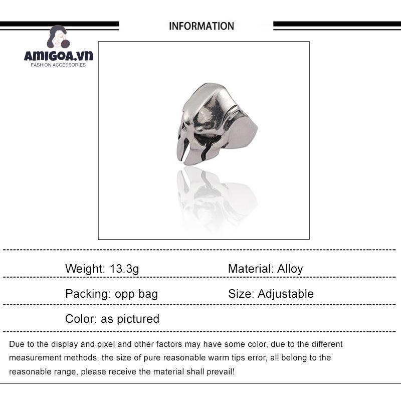 ✨✨Nhẫn hình mặt nạ đầu lâu thời trang sành điệu cho nam