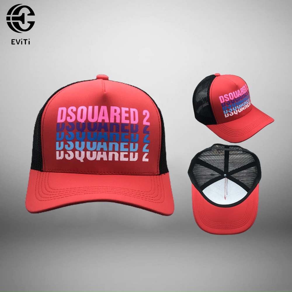 Nón kết DSQUARED2  - Mũ lưỡi trai nam nữ phối lưới trẻ trung hợp thời trang dễ phối đồ