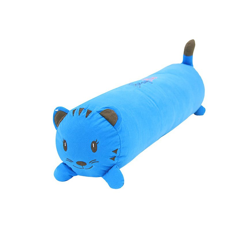 Gối ôm thêu mặt thú, thú nhồi bông cao cấp Hometex 65x18 cm