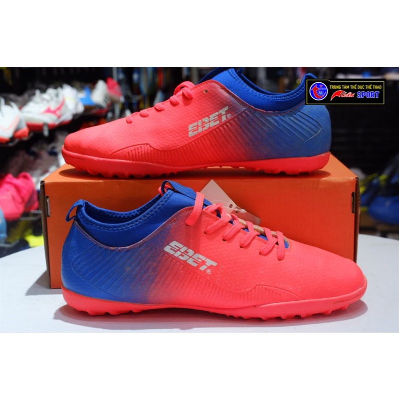 Giày đá bóng ebet - cam cổ chun(size39-43)