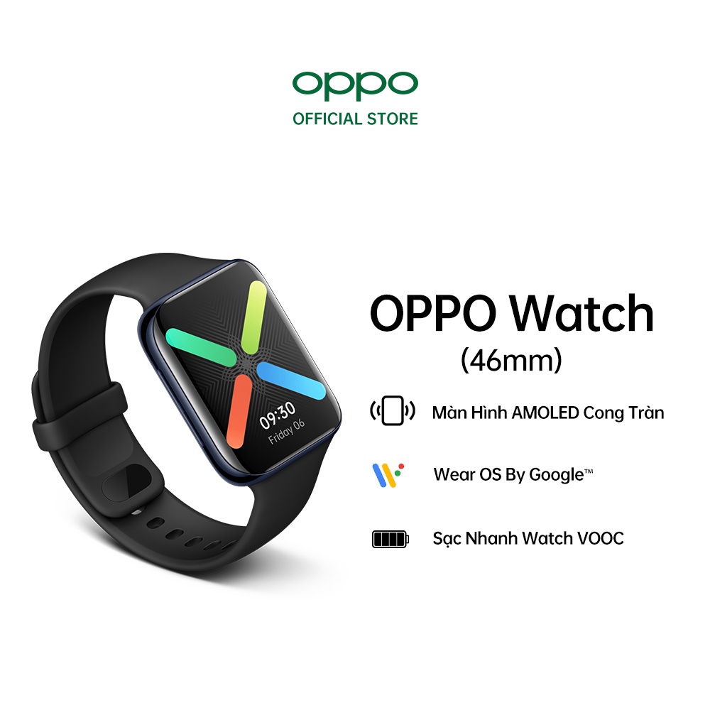 [Mã ELCN2 giảm 250K đơn 3490K] Đồng hồ OPPO Watch 46mm- Hàng Chính Hãng