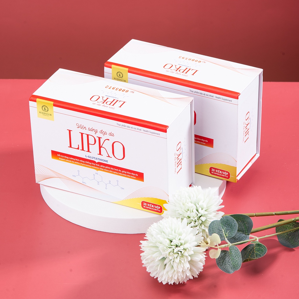 Viên uống trắng da LIPKO Kohinoor (hộp 30 viên)