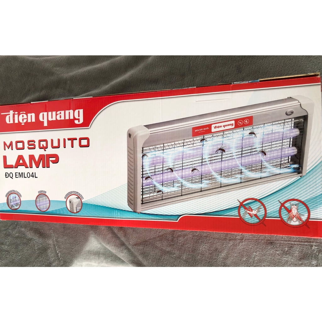 ĐÈN BẮT MUỖI TREO TƯỜNG ĐIỆN QUANG EML04L CỠ LỚN - HÀNG CHÍNH HÃNG