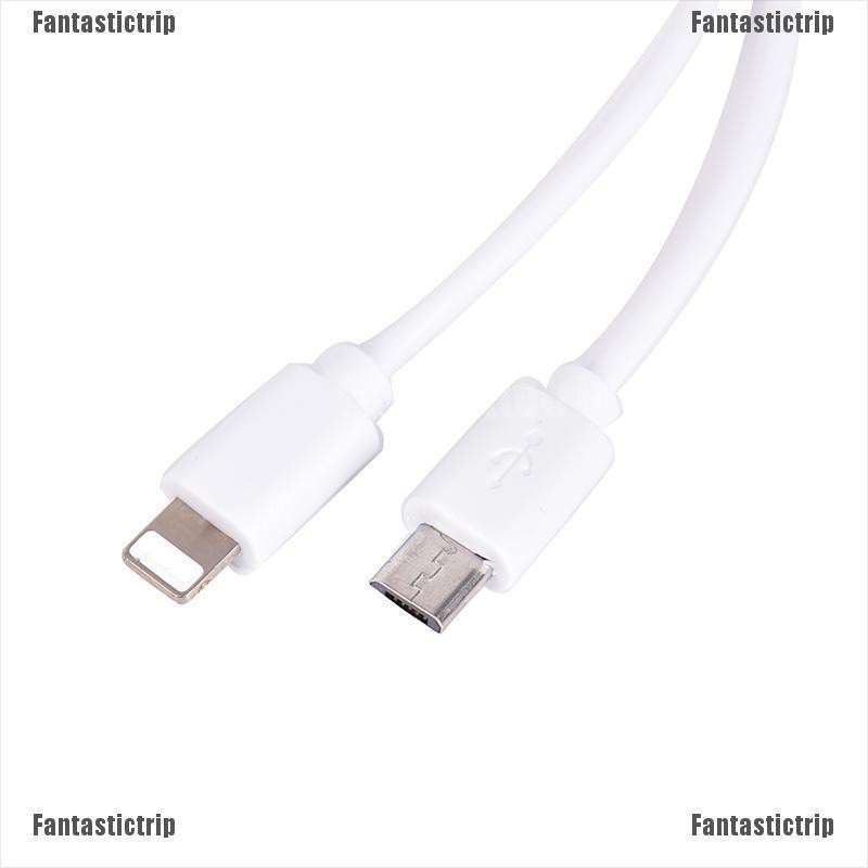 Dây Cáp Sạc Usb 2 Trong 1 Cho Iphone / Samsung / Mp3