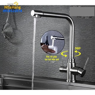 Vòi rửa bát inox304 SUS5570 - 3 đường nước