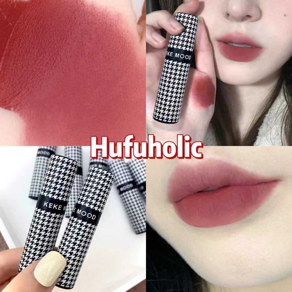 Son kem lì KEKE MOOD Thousand Bird Lattice Flame Mist Feeling Lip Glaze TOOT DODO Tootdodo TODO01 kekemood KEKE01