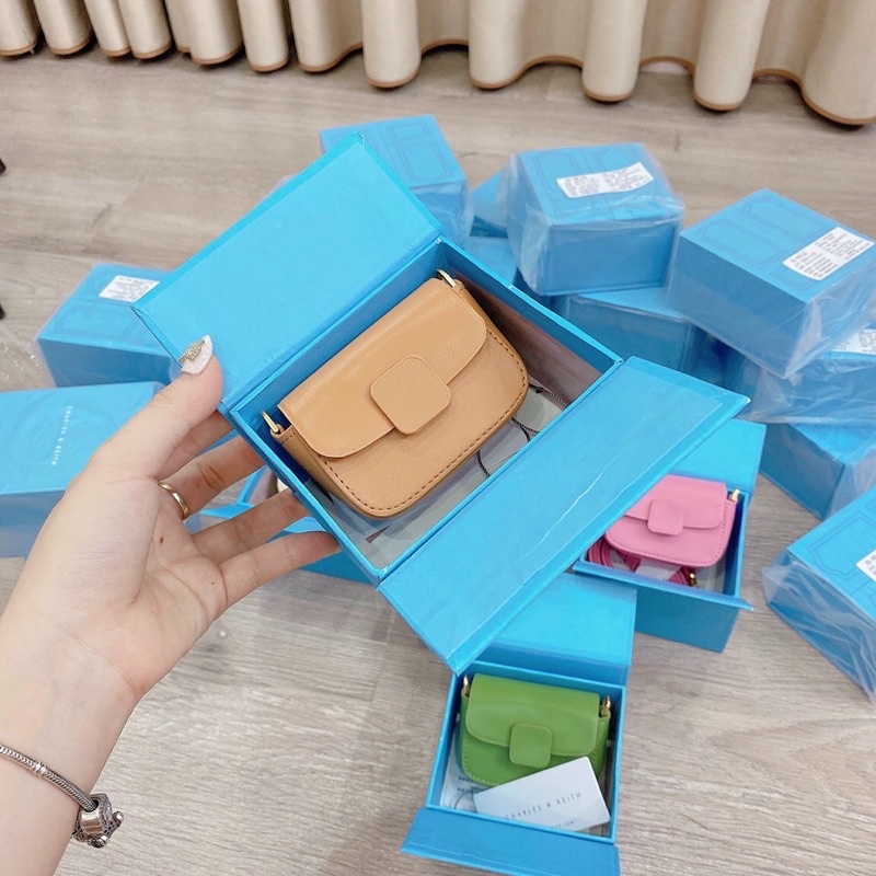 TÚI MINI KHOÁ VUÔNG HÀNG  FULLBOX