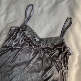 Áo cami phi bóng phối nơ ren vintage 2hand