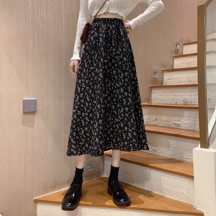 Chân Váy Hoa Nhí vintage dài 2 Lớp Hàng Quảng Châu - Thời Trang Nữ | BigBuy360 - bigbuy360.vn