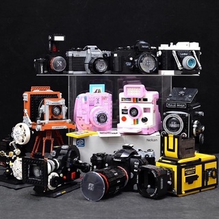 Đồ chơi xếp hình lắp ráp Máy Ảnh kỹ thuật số mô hình máy quay máy chiếu Zhegao cho bé
