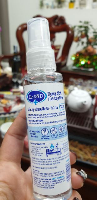 Xịt rửa tay khô Dr.DND 70ml