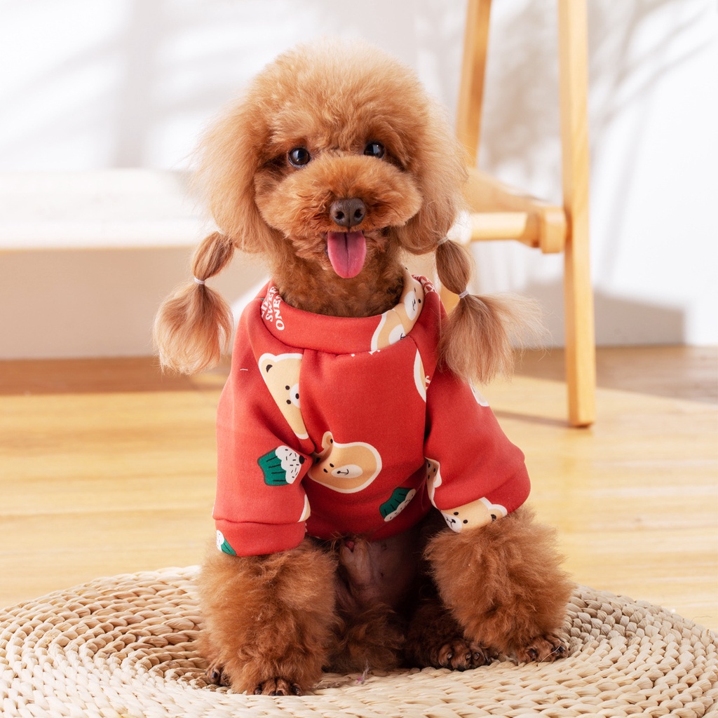 Áo len giữ ấm có lỡ lớn cho thú cưng