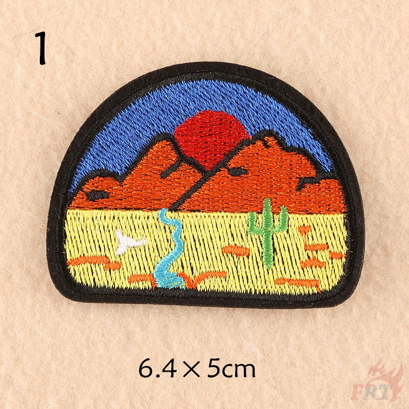 Miếng dán quần áo hình thiên nhiên（☸ Outdoor - Happy Camper Patch ☸ ）