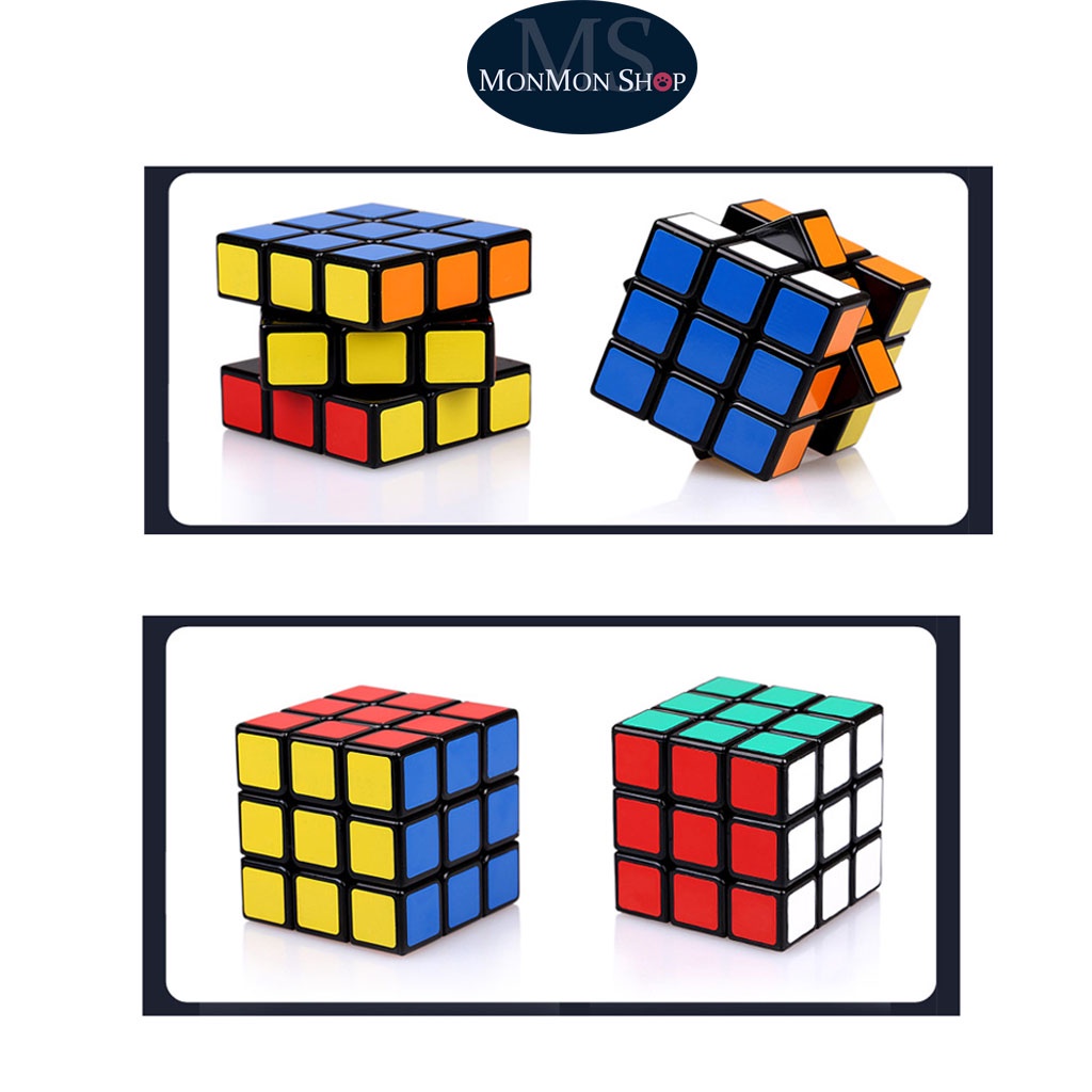 Rubik 3x3/Đồ chơi RuBik, Khối lập phương ma thuật xếp hình 3 tầng mượt mà chất lượng đảm bảo