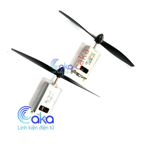 Combo 2 Motor 180 siêu khỏe kèm cánh quạt 108mm thuận nghịch
