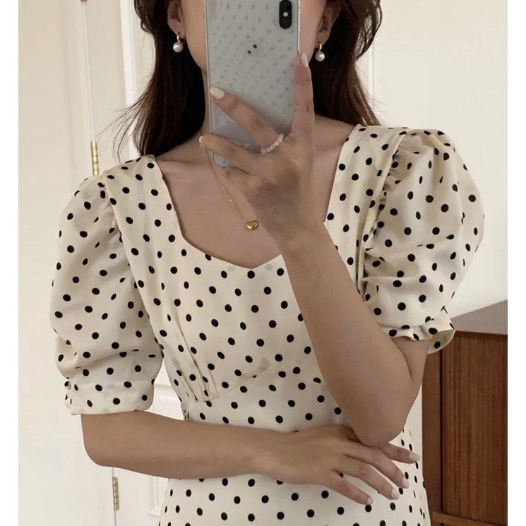 Khuyên tai đính hạt phong cách hàn quốc - Maben