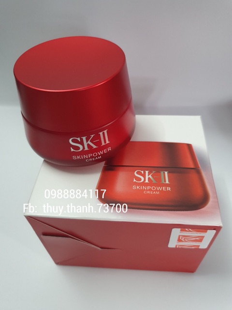 SKII KEM DƯỠNG TRẺ HOÁ DA - SKINPOWER CREAM / AIRY MILKY LOTION SK-II 80g