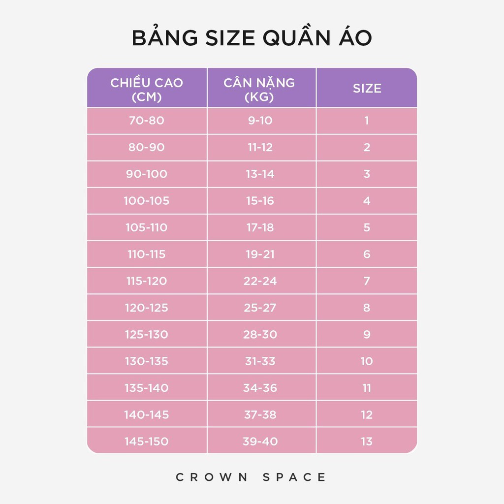 Váy Hoa Đậu Biếc Chính Hãng Crown Space CKGS2811109 Size Từ 1-6 Cotton Thoáng Mát
