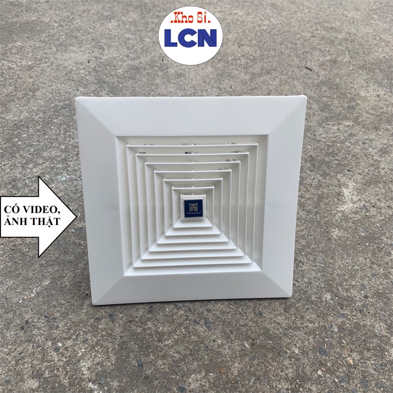 Quạt Hút Trần Vinawind QHT 150 (24W) FREESHIP Quạt Hút Âm Trần Hút 1 chiều