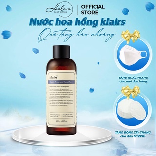 Nước hoa hồng cấp ẩm Klairs Supple Preparation Facial 180ml và Tinh chất Klairs Midnight Blue Youth Activating Drop 20ml