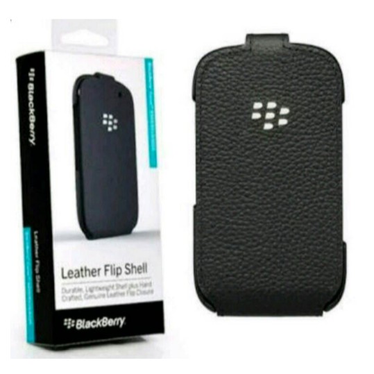 Ốp lưng da nắp gập màu trơn cho Blackberry Curve 9320 9310 9220